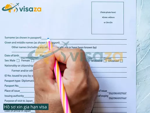 Hồ sơ xin gia hạn visa