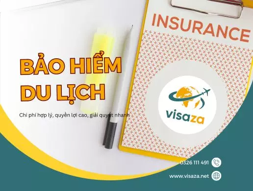 Bảo hiểm du lịch quốc tế tại Visaza
