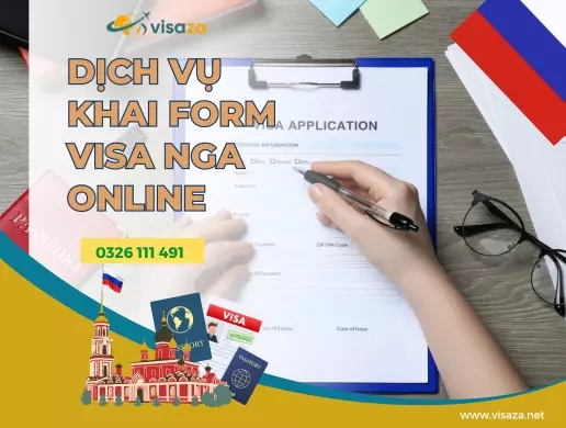 Dịch vụ khai form visa Nga online